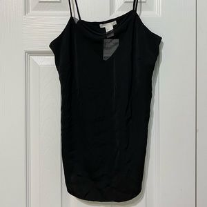 Black sexy silky camisole